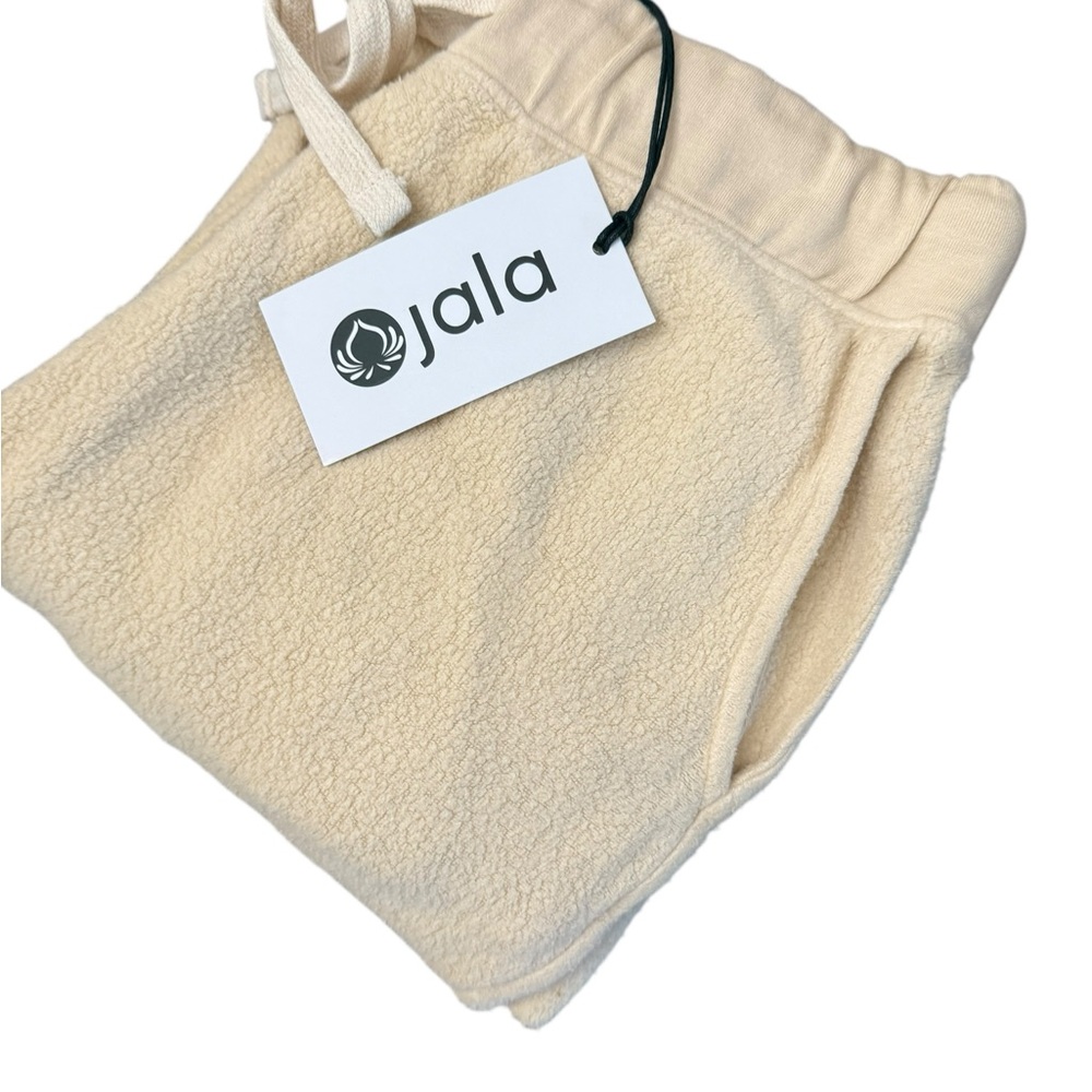 Jala Women's Chill  Fleece Joggers Bone Cotton Modal USA‎ Lounge Pants Size M